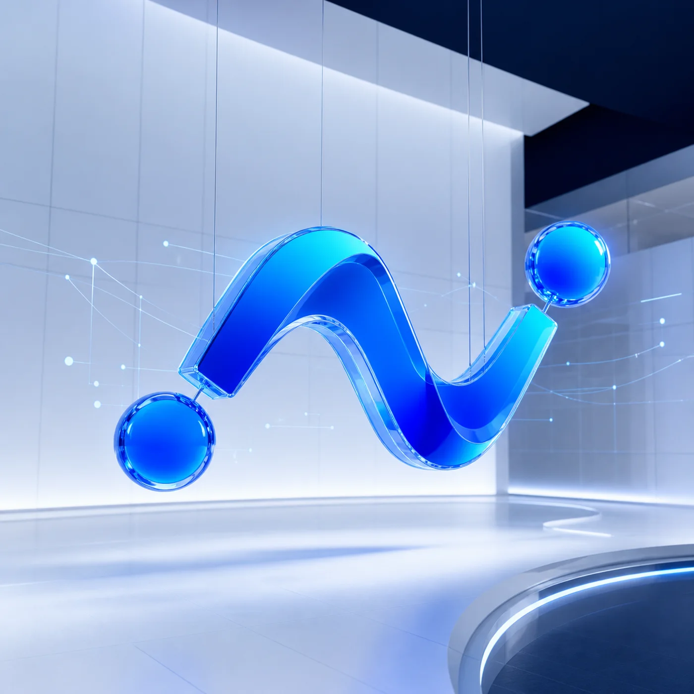 Linkorae intelligent connectivity brand sculpture